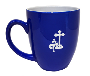 Assyrian Trinity Cross Yahova Cup - Blue Assyrian Trinity Cross Yahova Cup - Blue