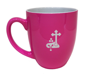 Assyrian Trinity Cross Yahova Cup - Pink Assyrian Trinity Cross Yahova Cup - Pink